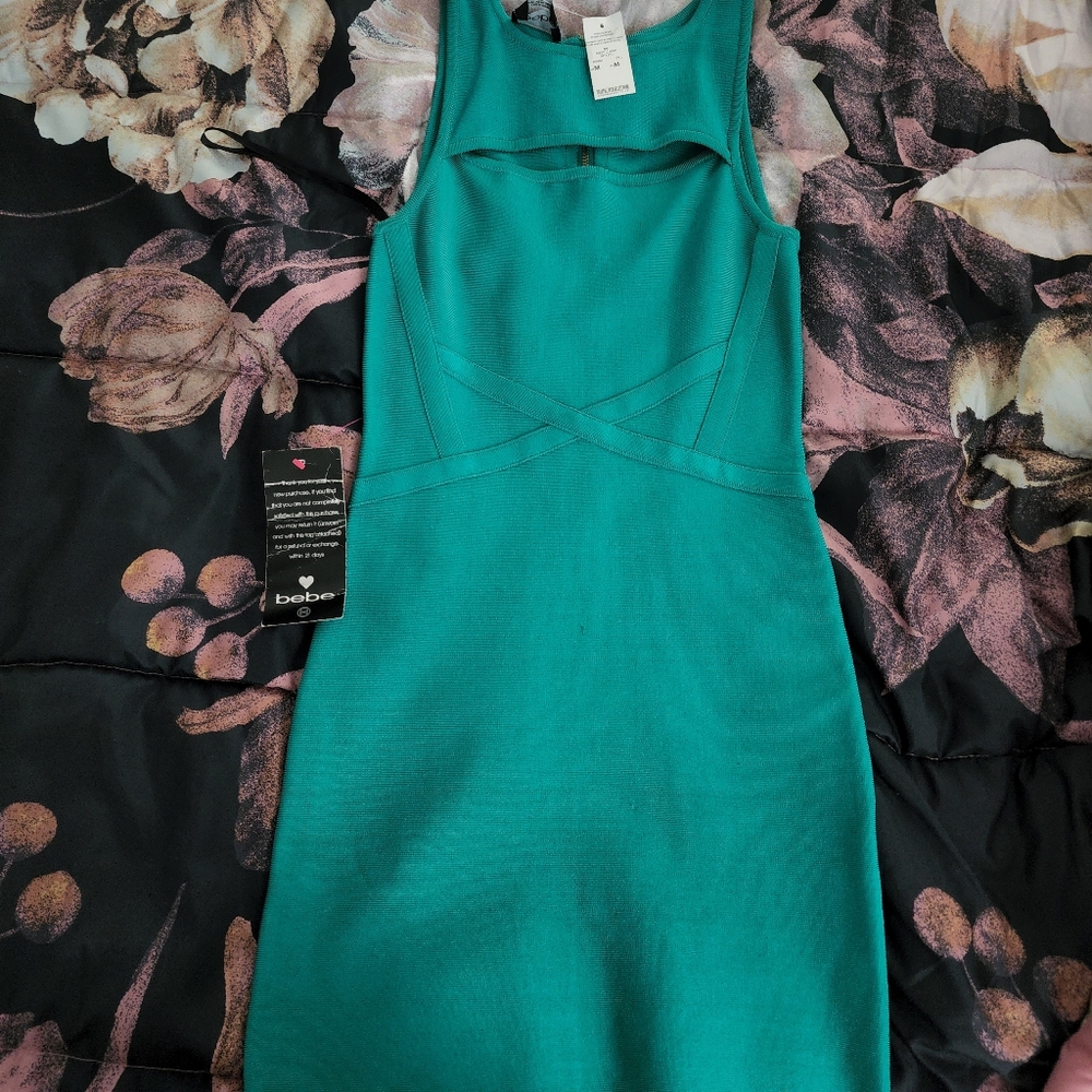 Bebe crew neck dress